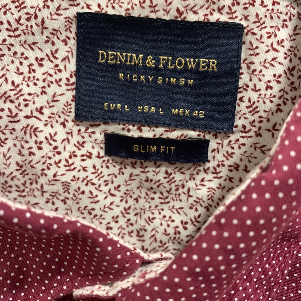 Denim & Flower Ricky Singh long sleeve button down